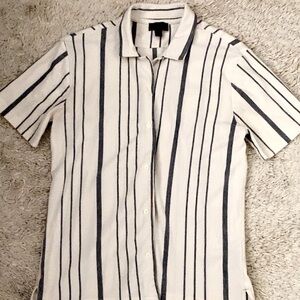 Men's Striped Short Sleeve Shirt